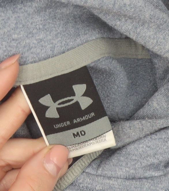 Under Armour Men's Grey Pullover Hoodie M Sports Fleece