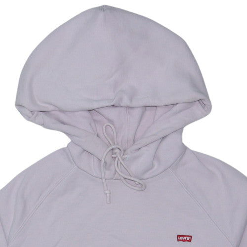 Levi's Womens XS Lilac Pullover Hoodie Cotton Blend Casual