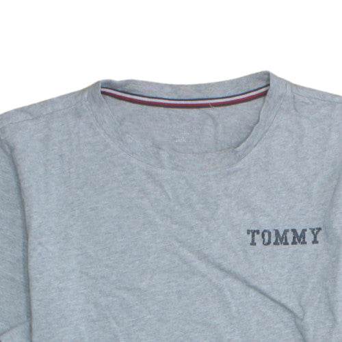 Tommy Hilfiger Boys Grey 16 Years Logo Crew Neck Cotton T-Shirt