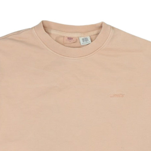 Levi's Womens Beige Crew Neck Long Sleeve Sweatshirt Size L