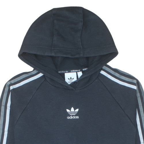 Adidas Women's Black Full Zip Hoodie Size M Cotton Blend