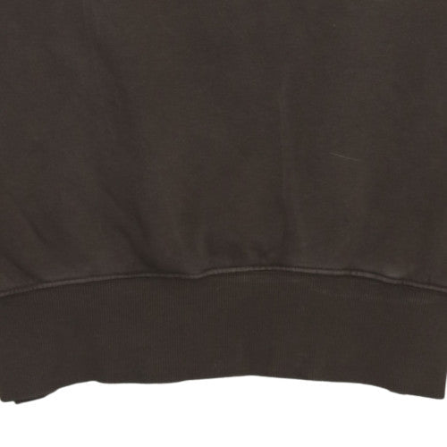 Nike Womens Brown Sweatshirt XS Crew Neck Cotton Blend Pullover