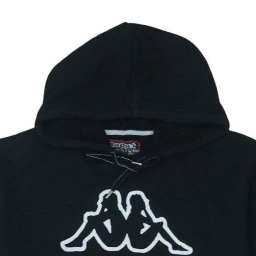 Kappa Men's Black XL Pullover Hoodie with Logo Graphic
