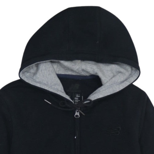 New Balance Men's Black Full Zip Fleece Hoodie M Regular Fit