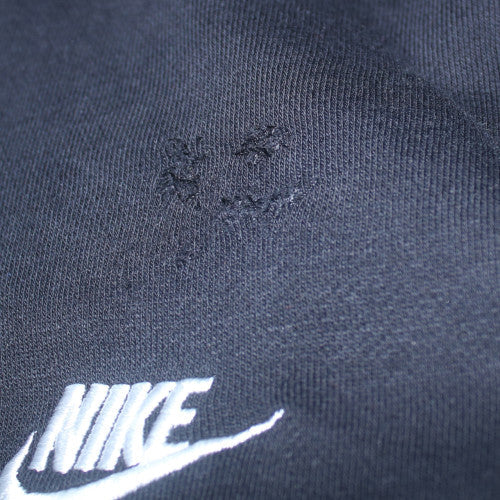 Nike Men's Black Pullover Hoodie M Fleece Logo Sportswear