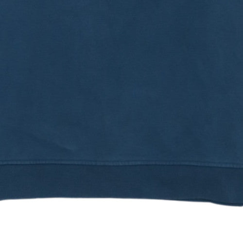 Fila Womens Blue XL Pullover Sweatshirt Crew Neck Cotton Blend