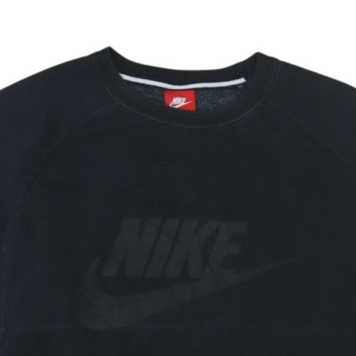 Nike Women's Black Crew Neck Pullover Sweatshirt Size M