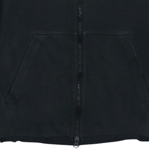 Nike Men's Black XS Full Zip Hoodie with Logo