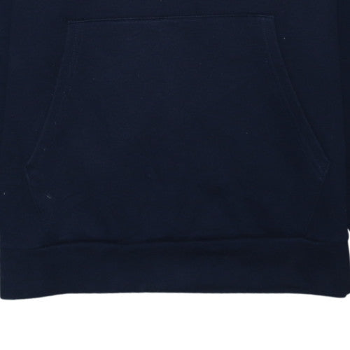 Champion Boys Navy Pullover Hoodie XL 13-14 Years Cotton Blend Logo