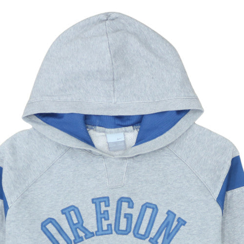 Nike Men's Grey Oregon Track Pullover Hoodie M Sports Fleece