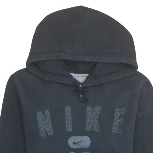 Nike Men's Black Pullover Hoodie S Logo Sports Fleece Sweatshirt