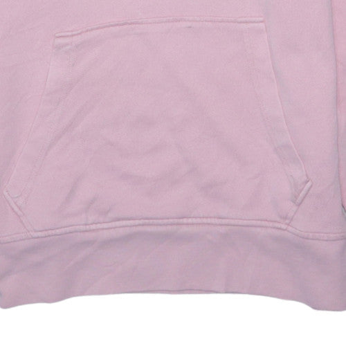 Levi's Women's Pink Pullover Hoodie Small Logo Cotton Sweatshirt