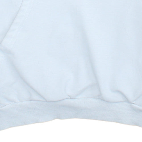 Ellesse Mens White Pullover Hoodie M Retro Logo Fleece Sweatshirt