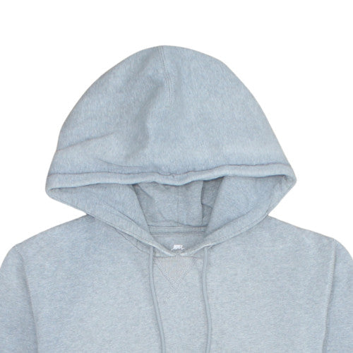 Nike Men's Grey Pullover Hoodie M Classic Fleece Sweatshirt