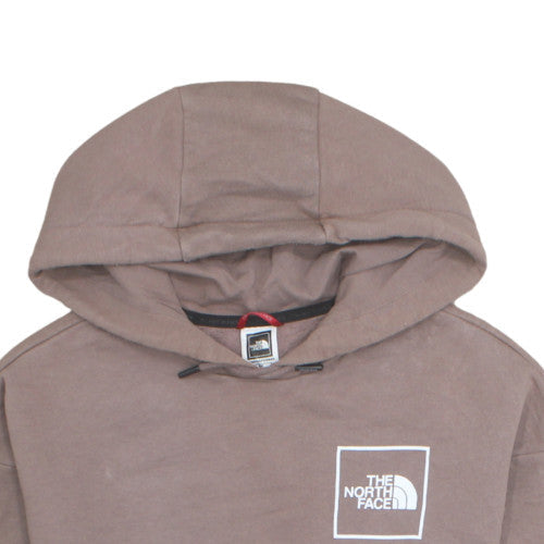 The North Face Womens Brown Pullover Hoodie S Cotton Blend