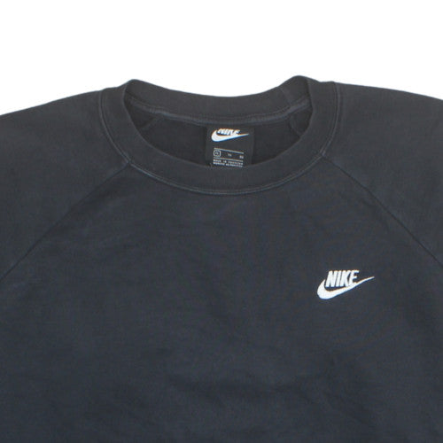 Nike Women Black XL Pullover Sweatshirt Crew Neck Logo Athletic