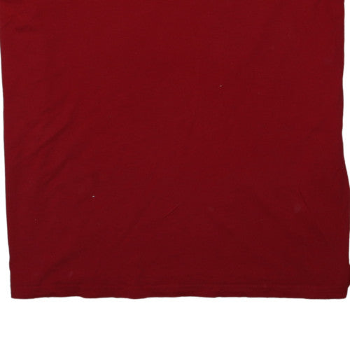 Nautica Men's Red Crew Neck Short Sleeve Graphic T-Shirt XXL