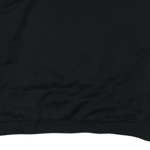 Kappa Men's Black XL Pullover Sweatshirt Crew Neck Sports Top