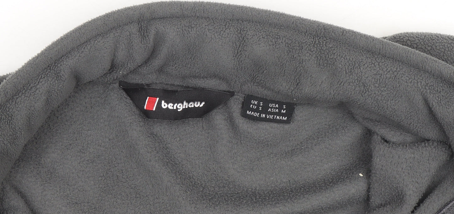 Berghaus Men's Grey Small Full Zip Fleece Windproof Jacket