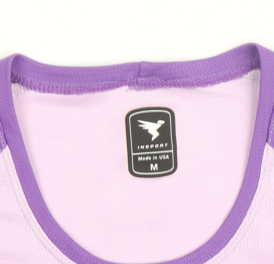 Insport Womens Purple Long Sleeve Quick Dry Activewear Top M