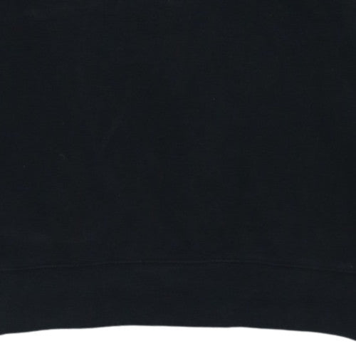Nike Men's Black L Pullover Sweatshirt Crew Neck Logo Fleece