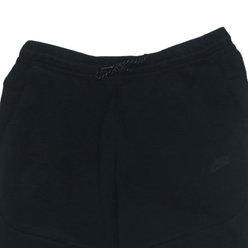 Nike Men's Black Fleece Jogger Trousers L Regular Fit