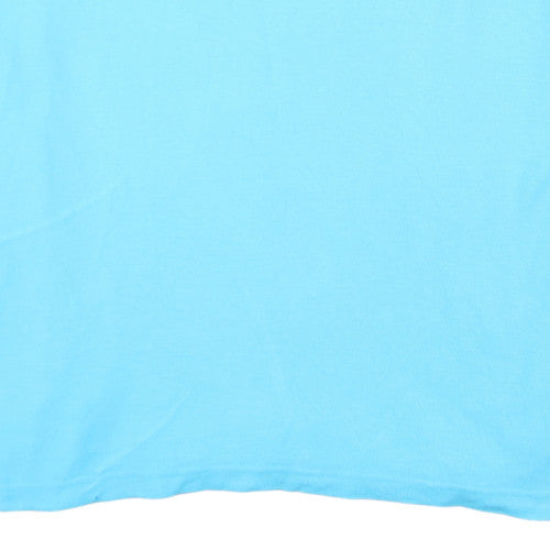 Chaps Men's Blue XL Cotton Short Sleeve Polo Shirt