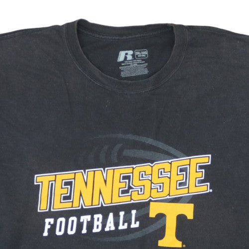 Russell Athletic Men's Black Tennessee Football 3XL Cotton T-Shirt