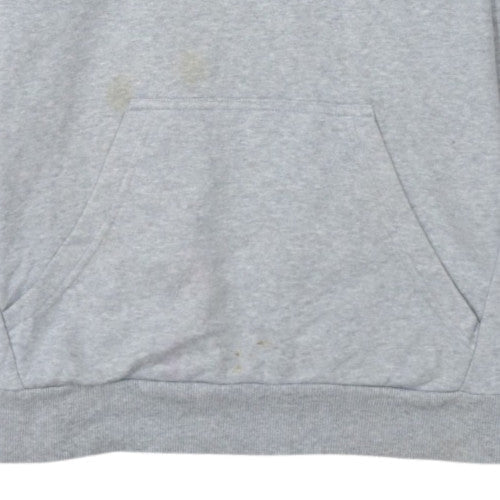 Adidas Mens Grey Pullover Hoodie Size M Sports Essentials
