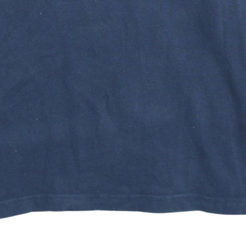 Tommy Hilfiger Men's Blue V-Neck Logo Pullover Sweatshirt 2XL