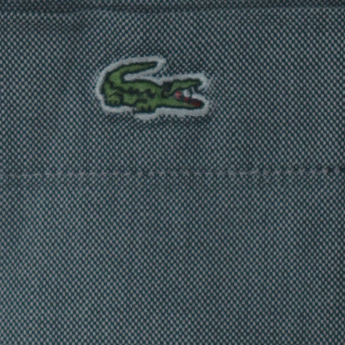 Lacoste Men's Grey Button-Down Long Sleeve Cotton Shirt Size 42