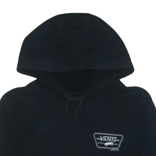 Vans Men's Black Pullover Hoodie Small Skate Logo Fleece Sweatshirt