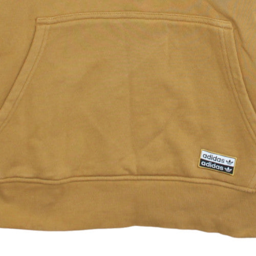 Adidas Womens Camel Hoodie Size 8 Tan Pullover Hooded Sweatshirt