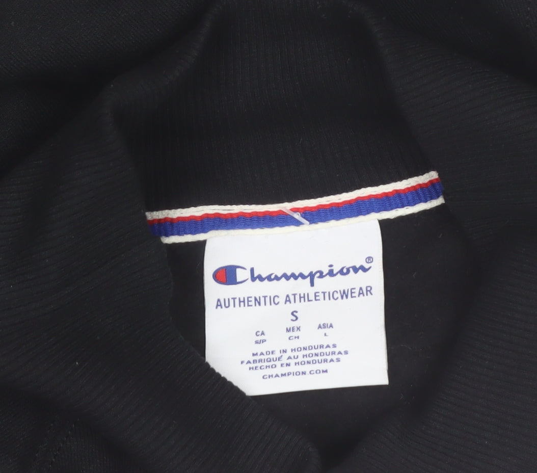 Champion Women's Black Small Crew Neck Pullover Sweatshirt