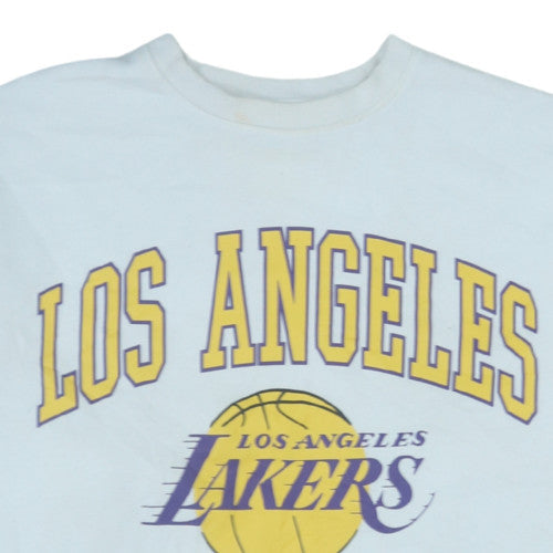Primark Men’s White Los Angeles Lakers Sweatshirt Size S Pullover