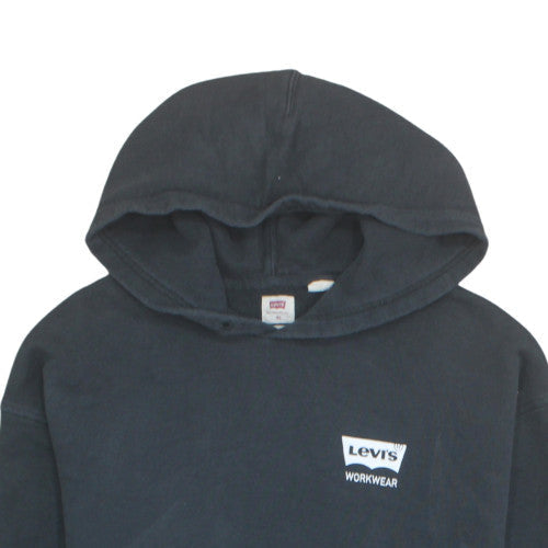 Levi's Men's Black XL Relaxed Fit Workwear Pullover Hoodie