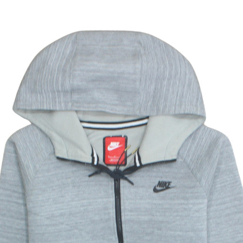 Nike Men's Grey Full Zip Hoodie Size M Regular Fit