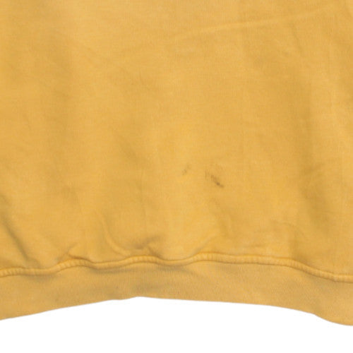 Nike Boys Yellow Athletic Crew Neck Sweatshirt XL Cotton Fleece
