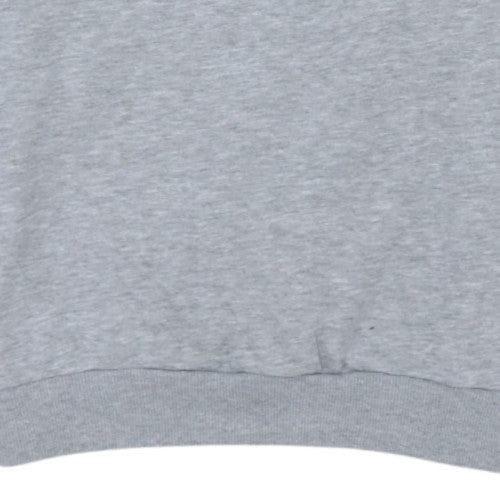 Kickers Mens Grey Classic 1/2 Zip Logo Sweatshirt Size M