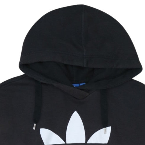 adidas Men's Black Trefoil Pullover Hoodie L Regular Fit