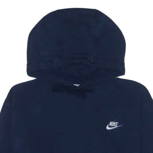 Nike Men's Blue Pullover Hoodie Fleece Regular Fit M
