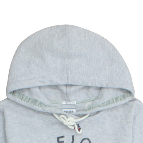 Hilfiger Denim Mens Grey L Pullover Hoodie with Logo Design