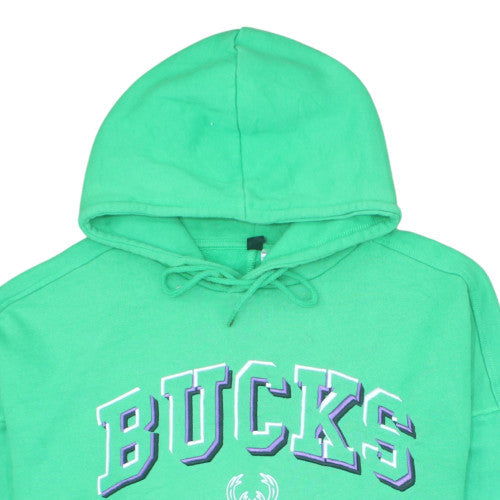 NBA Men’s Green Small Pullover Hoodie Milwaukee Bucks Fleece