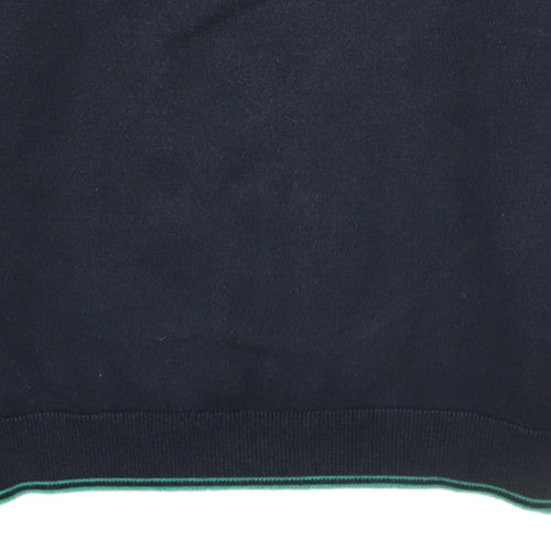 Hugo Boss Mens Navy Crew Neck Sweatshirt M Classic Fit Cotton