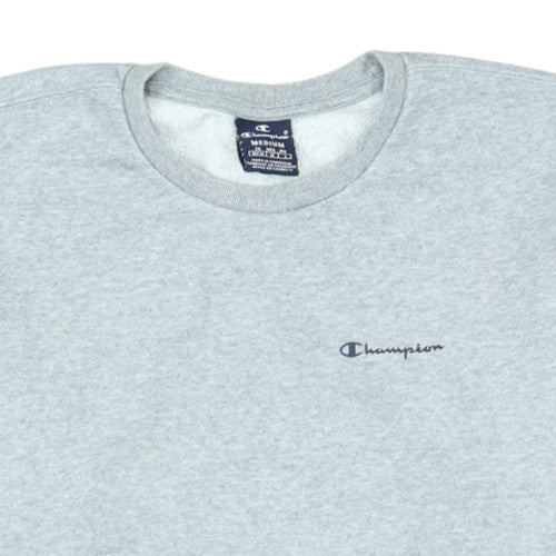 Champion Men's Grey Medium Pullover Crew Neck Sweatshirt