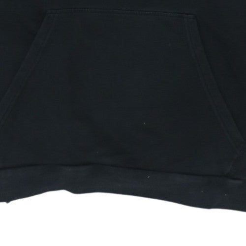 Adidas Men's Black XL Pullover Hoodie with White Piping