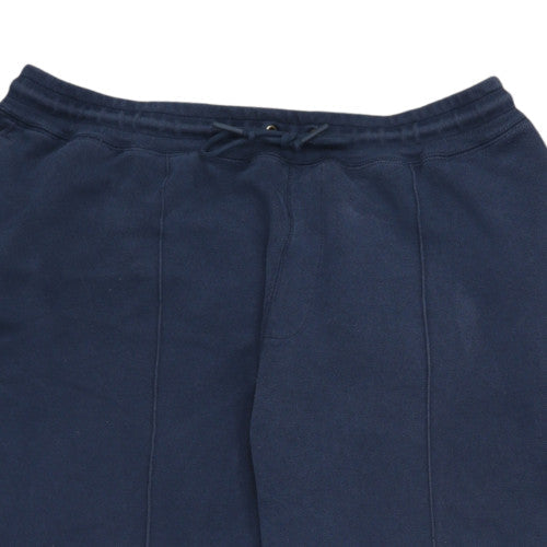 Adidas Women's Blue 2XL Capri Sweatpants with Logo and Drawstring Waist