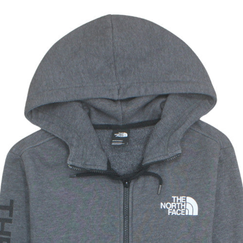 The North Face Men's Grey Full Zip Hoodie Size S Regular Fit