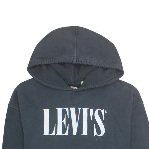 Levi's Men's Black Relaxed Fit Pullover Hoodie Size L