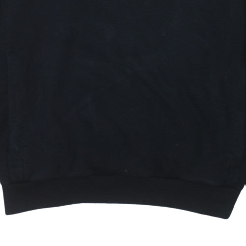 Nike Men's Black Pullover Hoodie L Graphic Sports Fleece Jumper